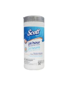 Scott 24 Hour Sanitizing Wipes (75 Wipes/Canister)