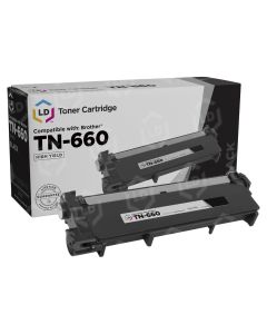 Compatible Brother TN660 Toner High Yield Black Cartridge