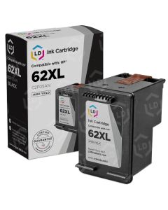 LD Remanufactured HY Black Ink Cartridge for HP 62XL (C2P05AN)