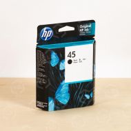 HP Original 45 Black Ink Cartridge, 51645A