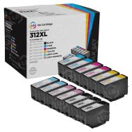 Remanufactured T312XL 13 Piece Set of Ink for Epson