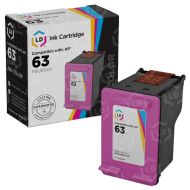 LD Remanufactured Color Ink Cartridge for HP 63 (F6U61AN)
