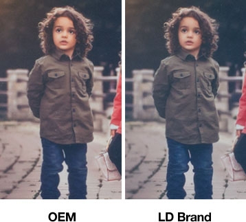 OEM vs LD Brand Print Quality Comparison 